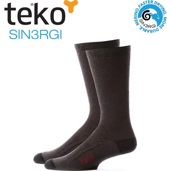 Pánské ponožky Teko 6607 S3 Light Hiking charcoal-black turistické ponožky Velikost: 34-37