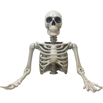 Party dekorace Halloween velká kostra horní části těla, 104 cm