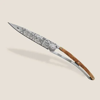 kapesní nůž Kapesní nůž Deejo 1CB104 Tattoo 37g juniper wood Mandala