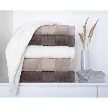 Bytový textil Matějovský Ručník ARUBA - EGYPTSKÁ BAVLNA velikost: 30/50 cm - světle hnědá