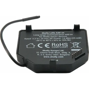 Dílna Sada 2 relé EU868 pro přídavné zařízení Shelly LoRa gen.3/4