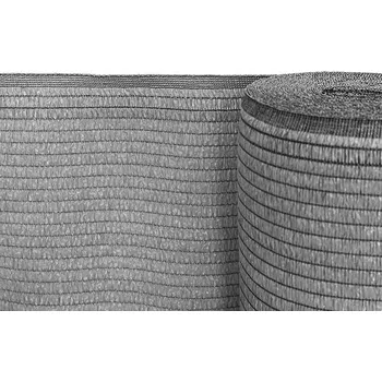 Stínicí plachta Stínící tkanina, zastínění 100%, výška 200 cm, šedá