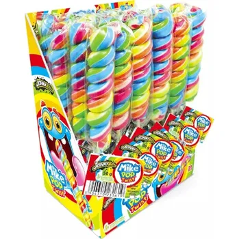 Bonbon JohnyBee Lízátko Twist Pop dlouhé kroucené lízátko 50g