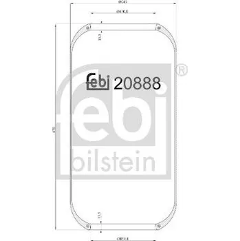 Mech, pneumatické odpružení FEBI BILSTEIN 20888