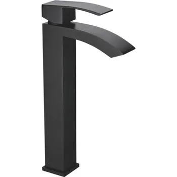 Vodovodní baterie CERANO Umyvadlová baterie Octavia vysoká černá mat CER-440183 CER-440183