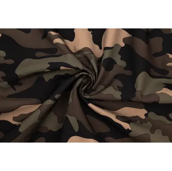 Softshell zimní maskáč khaki, oranžový rub - PŘEDOBJEDNÁVKA