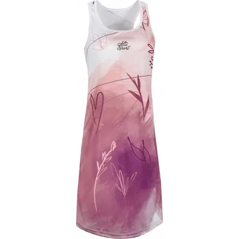 Dámské šaty Dámské funkční šaty premium ALTISPORT VOJ/ALW083SAT01 BÍLORŮŽOVÁ XXL