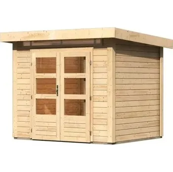 Zahradní domek KARIBU HOLZTECHNIK dřevěný domek KARIBU KANDERN 2 (9225) natur LG3532