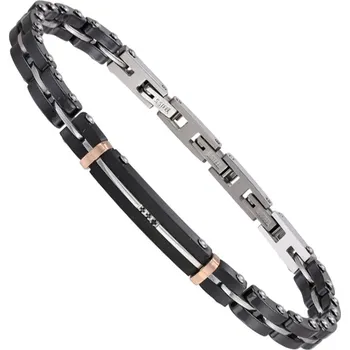 Náramek Free Style Náramek z chirurgické oceli a keramiky CBS41