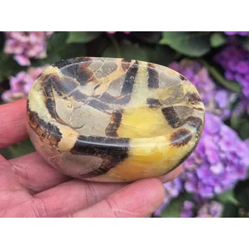 Přírodní kámen Miska septarie malá 252g Madagaskar