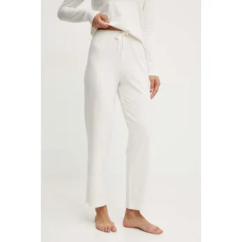 Dámské kalhoty Kalhoty BOSS CI Pants béžová barva, 50520148 01X, vel. XL