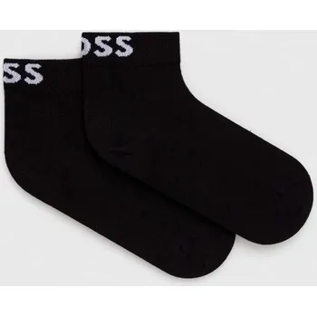 Pánské ponožky Ponožky BOSS 2P SH Logo CC W 2-pack dámské, černá barva, 50502066 99X, vel. 39-42