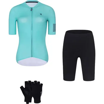 cyklistický dres RIVANELLE Cyklistický mega set - VICTORIOUS - tyrkysová/černá