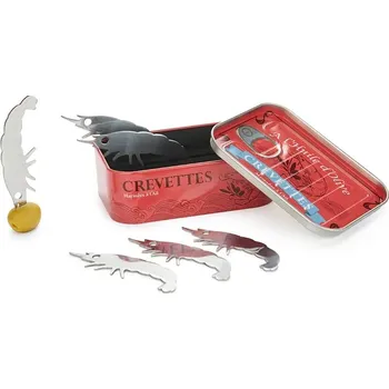 Příbor Sada vidliček na jednohubky Balvi Crevettes 6-pack 27972 červená 33X