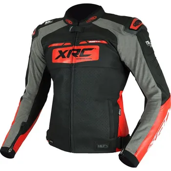 Moto bunda XRC Moos 2.0 HLT men leather jacket blk/red/wht vel. 54