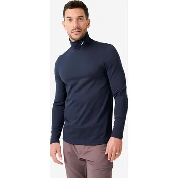 Pánské tričko INESIS Pánské golfové spodní tričko s rolákem CW500 XL MODRÁ