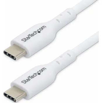 Kabel do PC StarTech.com 3.3ft (1m) USB-C Charging Cable, Charge & Sync, 60W (3A) PD, USB 2.0 Laptop Charger Cable - White USB C Charging Cord - USB kabel - USB-C (M) do USB-C (M) - USB 2.0 - 3 A - 1 m - neobsahu
