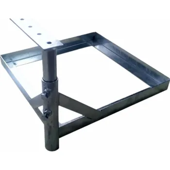 držák na solární panel Držák pro FVE hliníkový profil na plochou střechu, dlaždice 50x50 cm