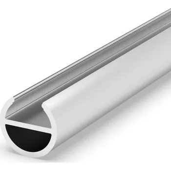 LED lišta Šatní profil lišta pro LED pásky - profil lišta + Nacvakávací čirý difuzor 1m - T-LED - 095160_091250 - 095160_091250