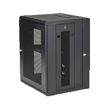 Rozvaděč StarTech.com 15U 19" Wall Mount Network Cabinet, 16" Deep Hinged Locking IT Network Switch Depth Enclosure, Assembled Vented Computer Equipment Data Rack with Shelf & Flexible Side Panels - 15U Vented