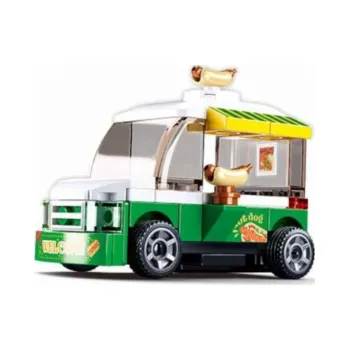 Stavebnice Sluban Sluban Power Bricks M38-B0933A Natahovací Hotdog vůz