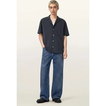 Pánské džíny Bavlněné džíny AllSaints LENNY M011EA modrá 55J, vel. 34