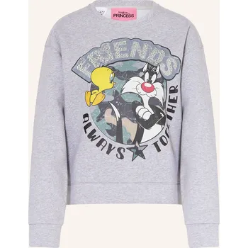 Dámská mikina Frogbox Dámská Mikina S Ozdobnými Kamínky, světle šedá, 40