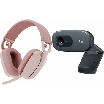 Sluchátka Logitech Sluchátka Zone Vibe 100 (981-001224) + C270 (960-001063)