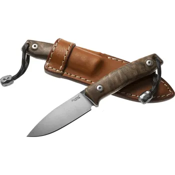 Multifunkční nůž Nůž s pevnou čepelí LionSteel M1 WN čepel ocel M390,rukojeť ořechové dřevo,pouzdro