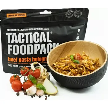 jídlo na cestu Tactical Foodpack Těstoviny s Boloňskou omáčkou a mletým hovězím Standardní