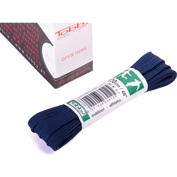 Tkaničky do bot Tkaničky ploché Tobby 0802-4122 navy multipack Velikost: 200 cm