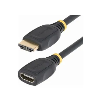 Video kabel StarTech.com 6.6ft HDMI 2.0 Extension Cable, 4K 60Hz, M/F - High Speed - prodlužovací kabel HDMI - HDMI s piny (male) do HDMI se zdířkami (female) - 2 m - odstíněný - černá - pasivní, podpora 4K60Hz