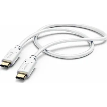 Hama 00183330 Typ-C až Typ-C 1m Bílá