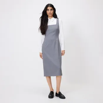 Dámské šaty Reserved - Mini šaty - světle šedá - XV494-09M - XV494-09M-XL