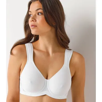 Podprsenka Krajková podprsenka s tvarovanými košíčky Miss Mary®, s kosticemi bílá 105D