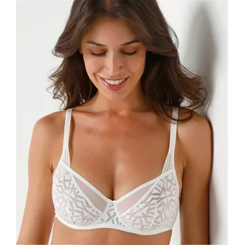 Podprsenka Polovyztužená podprsenka Equinoxe Well®, s kosticemi bílá 85D