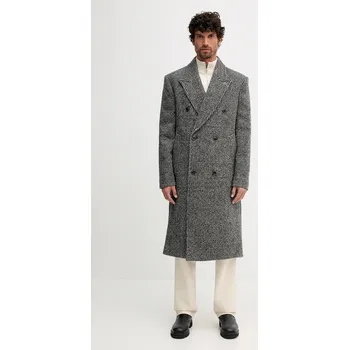 Dámský kabát Vlněný kabát Tommy Hilfiger MW0MW40763 šedá 09A, vel. L