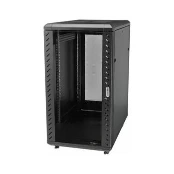 Rozvaděč StarTech.com 18U 19" Server Rack Cabinet, 4 Post Adjustable Depth (6-32")Locking Knock Down Network/Computer Equipment Enclosure, Mobile with Glass Door & Casters, HP ProLiant ThinkServer - Data Rack