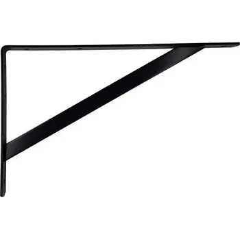 Nábytkové kování Konzola policová CM 400x225x30mm Černá