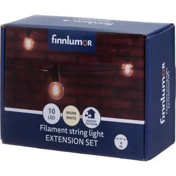 LED páska Finnlumor Rozšiřující sada pro LED girlandu s filamentovými žárovkami, 4 m