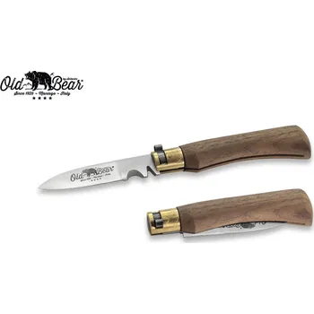 kapesní nůž Elektrikářský nůž Antonini OldBear 9327/19_LN nerezová čepel,rukojeť americký ořech