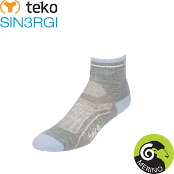 Pánské ponožky Teko 3322s SIN3RGI Light Minicrew gray ice dámské cyklistické ponožky Velikost: 42-45