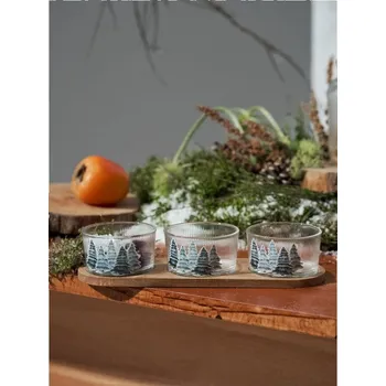 Sinsay - Vánoční servírovací tác se třemi mističkami - bílá - 080GO-00X - 080GO-00X-ONE