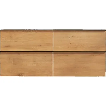 Koupelnový nábytek CERANO - Koupelnová skříňka pod umyvadlo Velora - dub medový - 120x49,8x45,2 cm