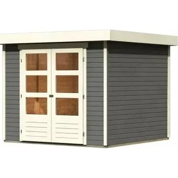 CDATA[Podrobnosti o produktu LG2729 Dřevěný domek KARIBU WANDLITZ 3 (55256) natur LG2729 Dřevěný domek ke zdi. V domku…
v 7 obchodech
![Zahradní domek KARIBU HOLZTECHNIK dřevěný domek KARIBU ASKOLA 3,5 (9141) terragrau LG3184