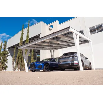 Pergola One Trade Hliníkový solární přístřešek e-ORBITA CAR s fotovoltaikou