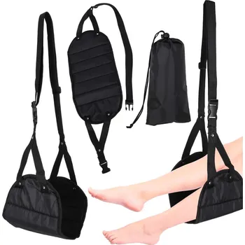 Houpací síť Závěsná mini podnožka KX3012 černá