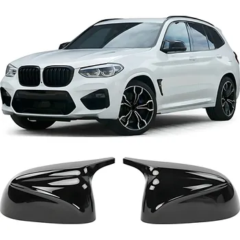 Auto zrcátko PROTEC Kryty zrcátek BMW X7 G07 černé lesklé