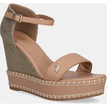 Dámské sandále Sandály U.S. Polo Assn. AYLIN hnědá barva, AYLIN025W/5YC1 AYLIN025W.5YC1 84X, EUR 38