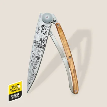 kapesní nůž Kapesní nůž Deejo 1CBTDF001 Tattoo 37g olive wood Tour de France Bunch